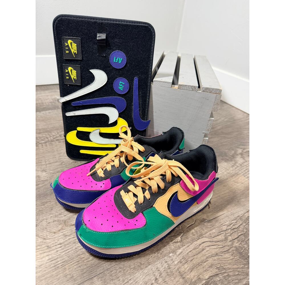 Nike Air Force 1/1 'Mulitcolor' Customizable DB2576-001 Men's Size 7